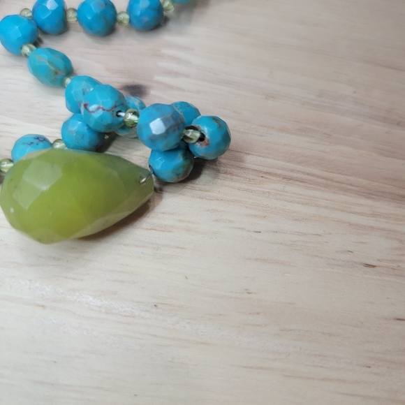 Sterling Silver Turquoise Necklace - Picture 8 of 8